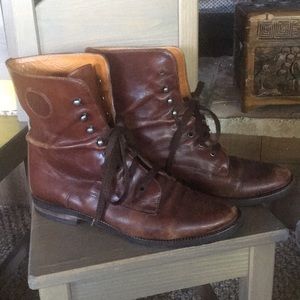 Vero cuoio vintage boots lace up